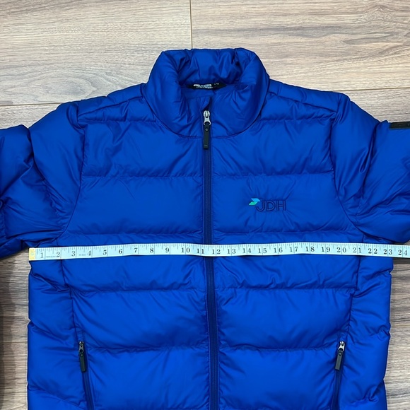 Outdoor Research Coldsnap Down Jacket in Galaxy Blue with Logo Size Large - Picture 10 of 13